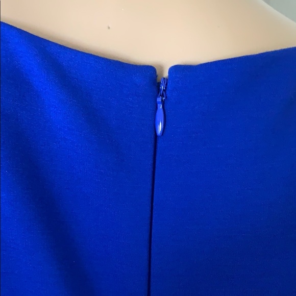 Cobalt blue Antonio Melani knit dress size 8 - Picture 5 of 8